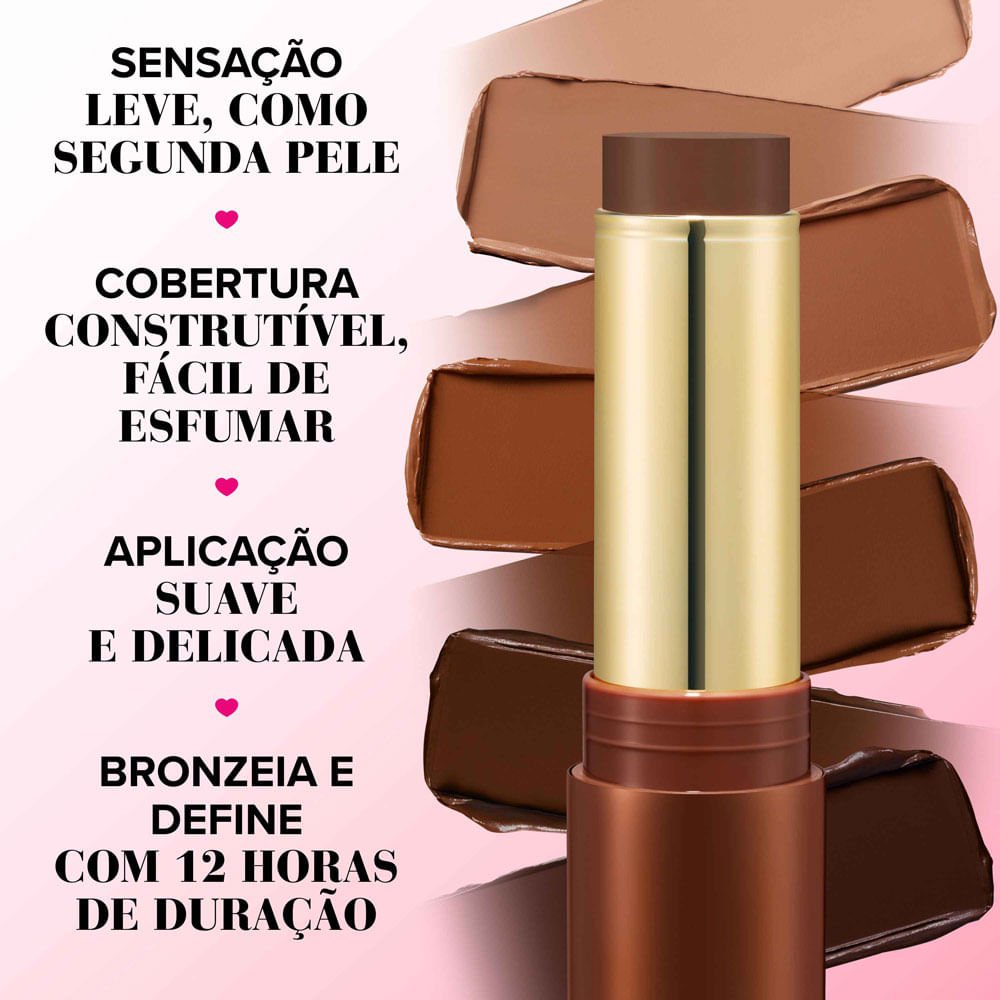 Bronzer e Contorno Bastão Too Faced Chocolate Soleil Milk Chocolate 3
