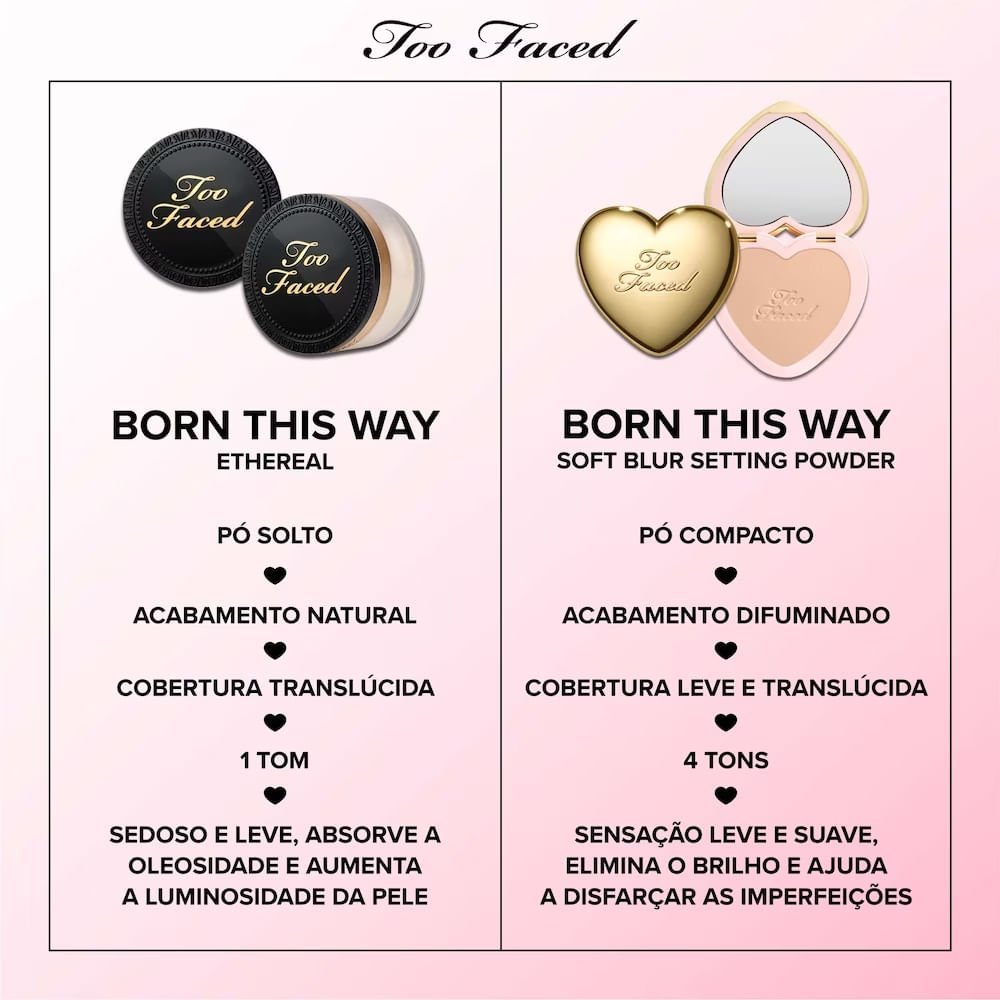 Pó Compacto Too Faced Born This Way Soft Blur - Medium 7