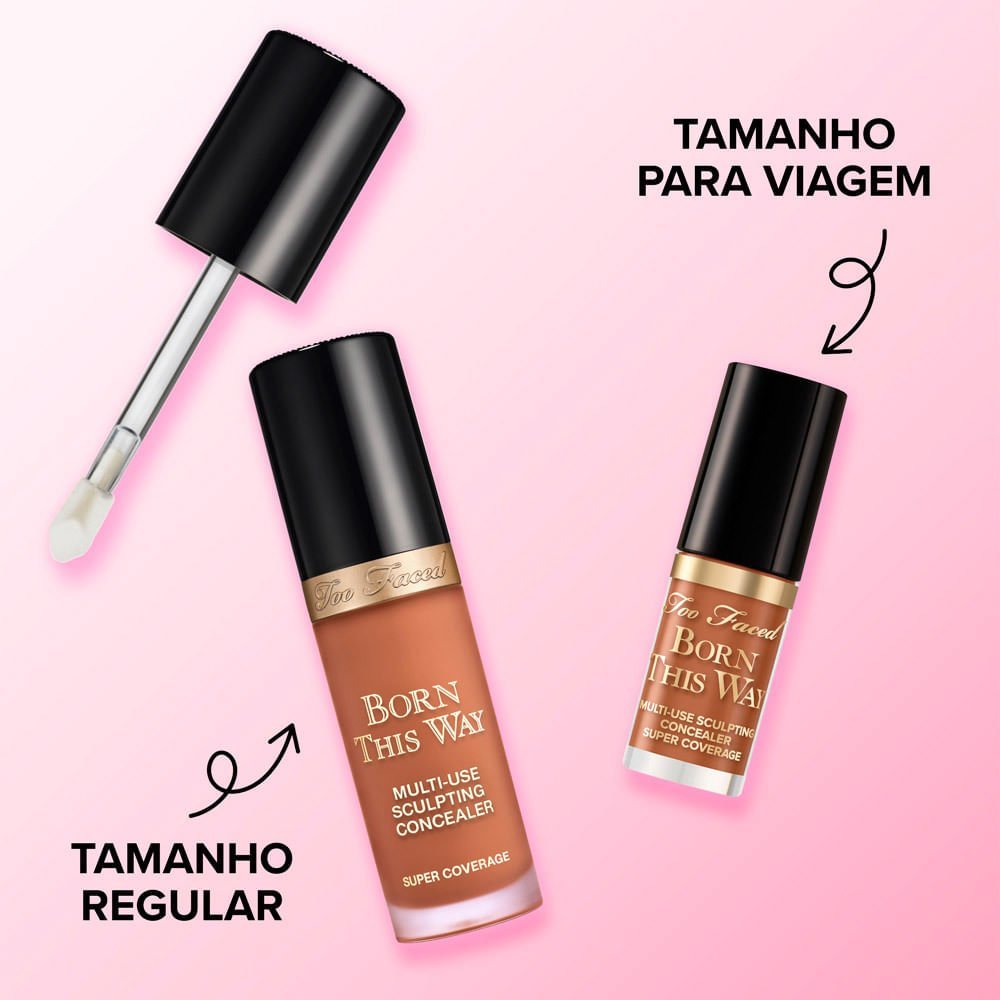 Corretivo Too Faced Born This Way Supercoverage 2ml Natural Beige 12