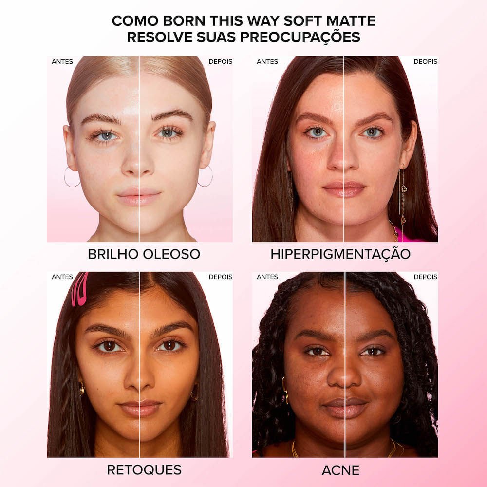 Base Líquida Soft Matte Too Faced Born This Way Natural Beige 3