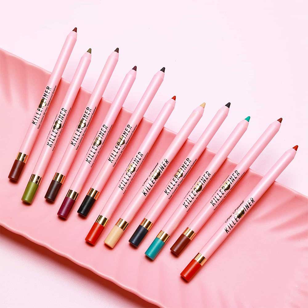 Lápis Delineador Too Faced Killer Liner 36 horas - Black Black 4