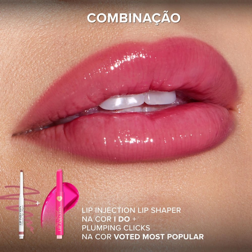 Gloss Too Faced Lip Injection Extreme Plumping Clicks - Voted Most Popular Voted Most Popular 6