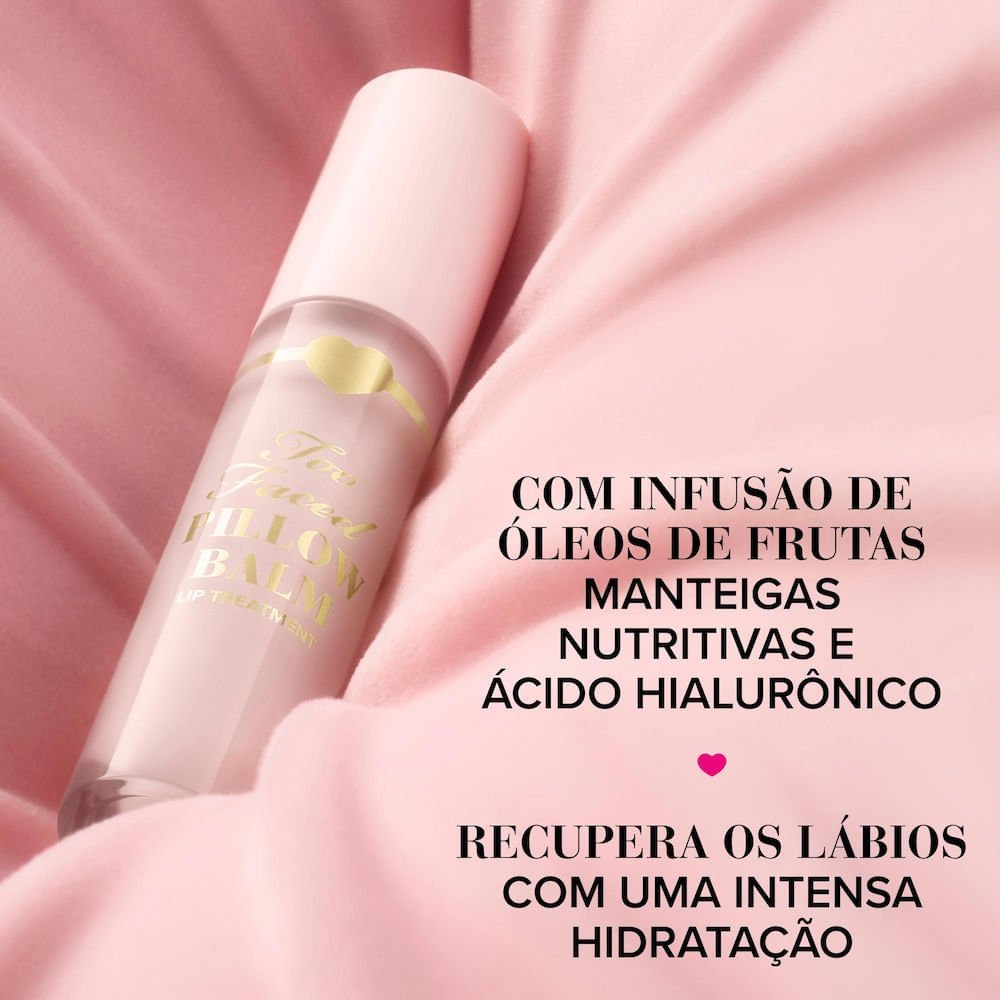 Hidratante E Tratamento Too Faced Labial Pillow Balm Hot Cocoa Kiss 6
