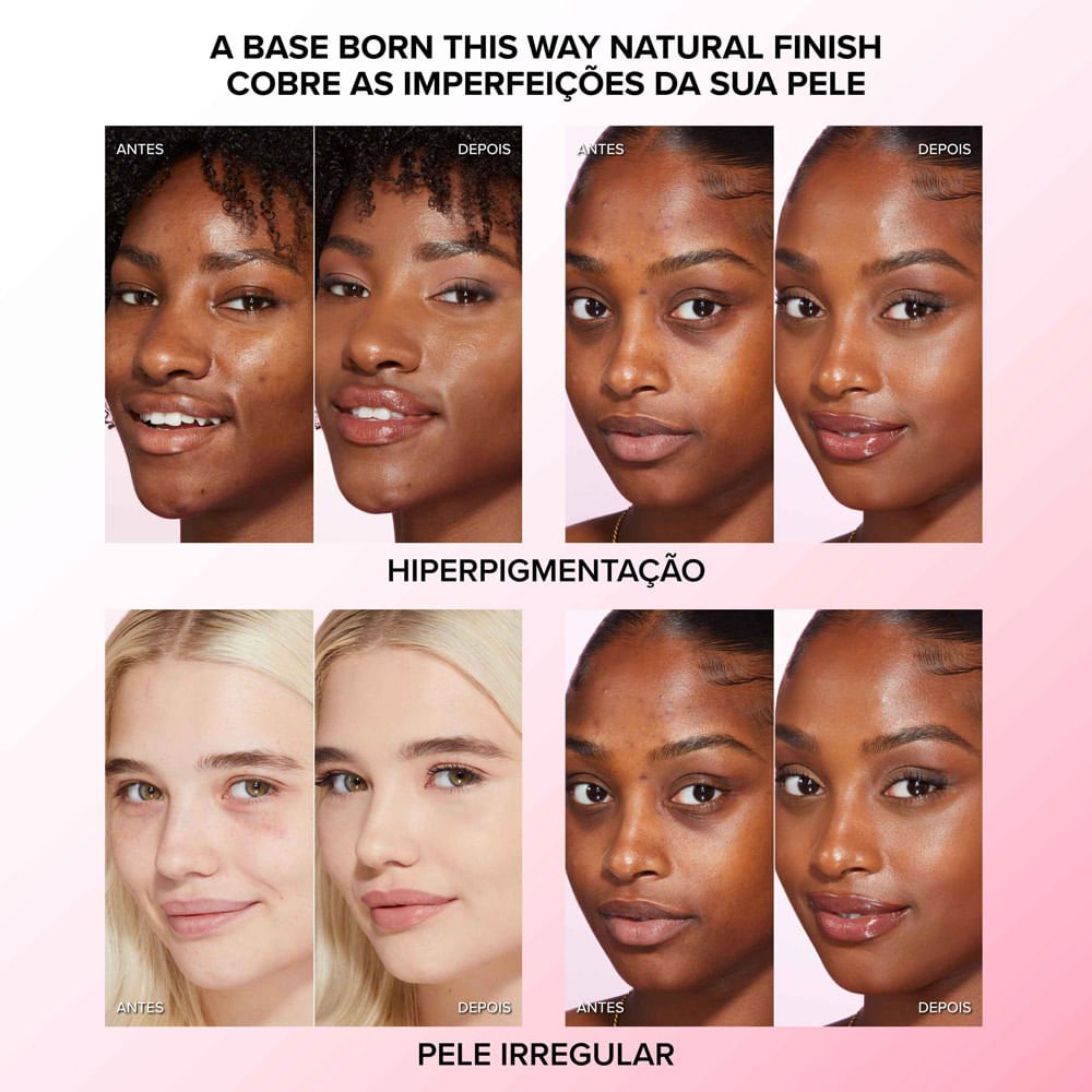 Base Líquida Too Faced Hidratante Born This Way Cocoa 12