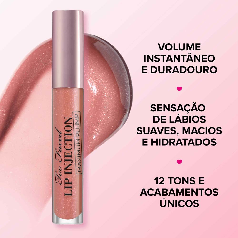 Gloss Volumizador Too Faced Lip Injection Maximum Plump Magic Crystal 4