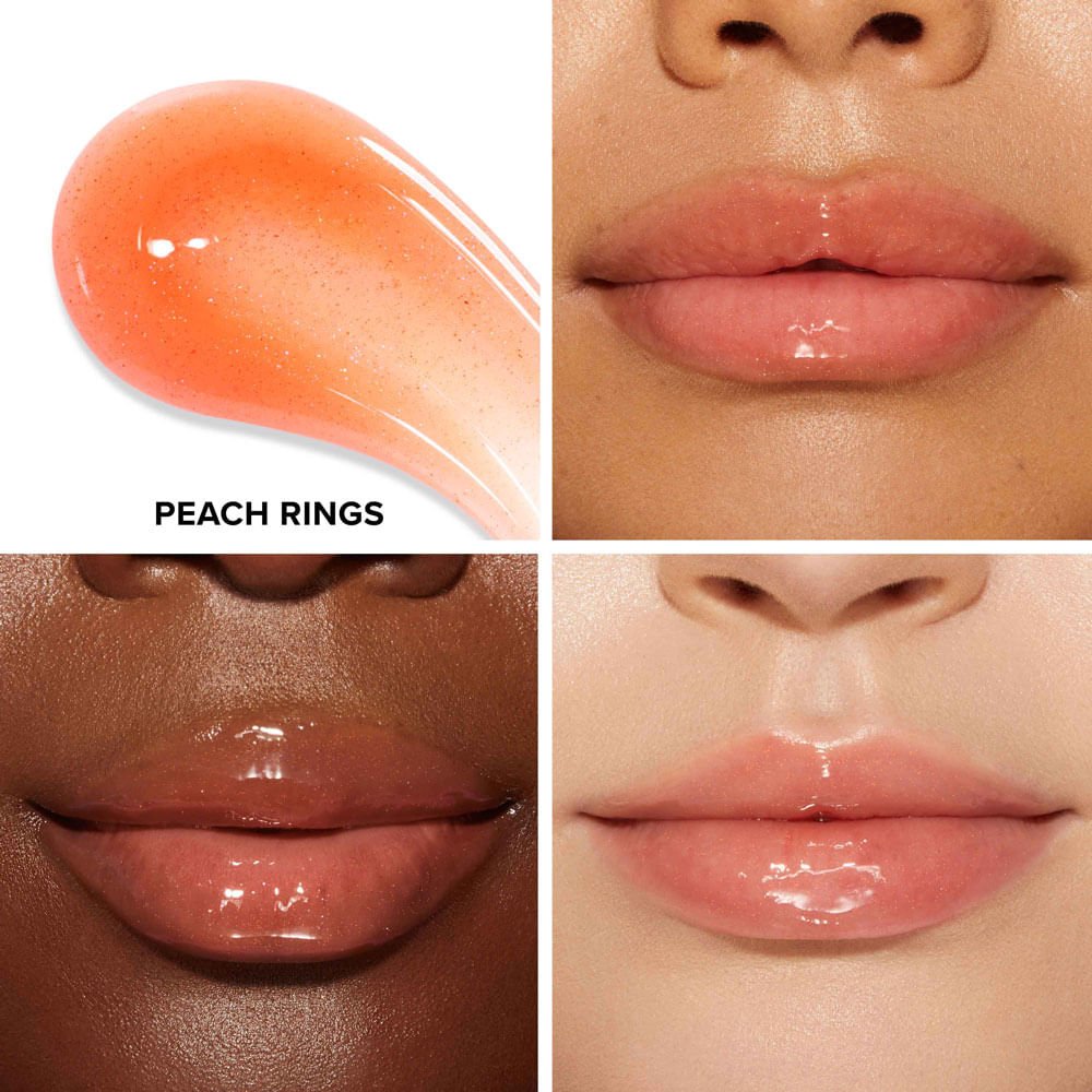 Lip Oil GlossToo Faced Kissing Jelly Peach Rings 3