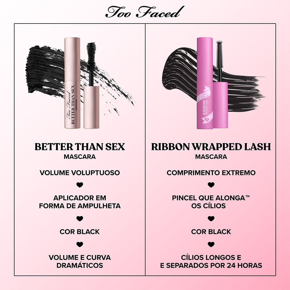Kit Too Faced Máscara de Cílios Travel Size - Edição Limitada ÚNICO 3