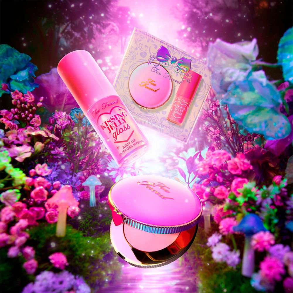 Kit Lip Oil Gloss Kissing Jelly e Blush em Pó Cloud Crush Too Faced- VALE 428 POR 329 ÚNICO 9