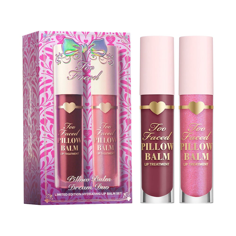 Kit Hidratante e Tratamento Labial Pillow Balm Too Faced - VALE 398 POR 299 ÚNICO 1