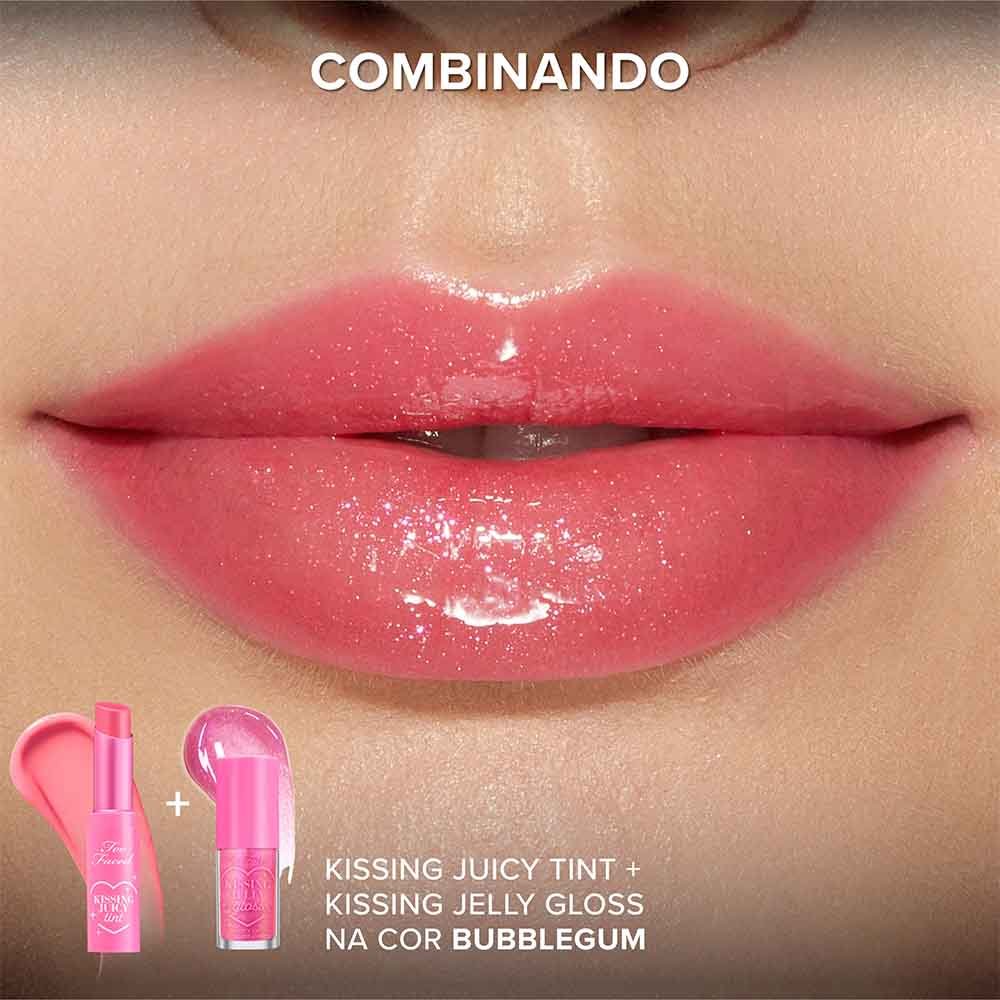 Lip Tint Too Faced Kissing Juicy Bubblegum 9
