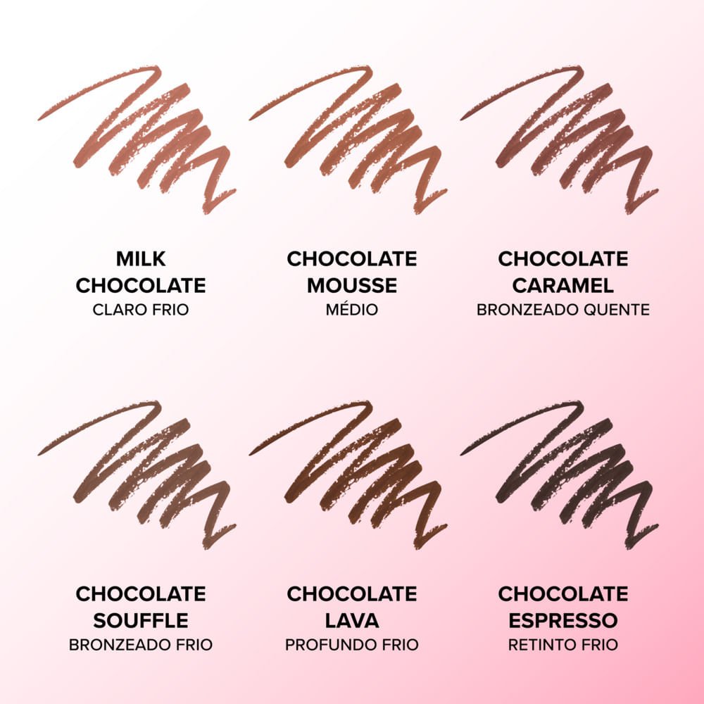 Lápis Multifuncional para Contorno e Definição Chocolate Too Faced Chocolate Mousse 9