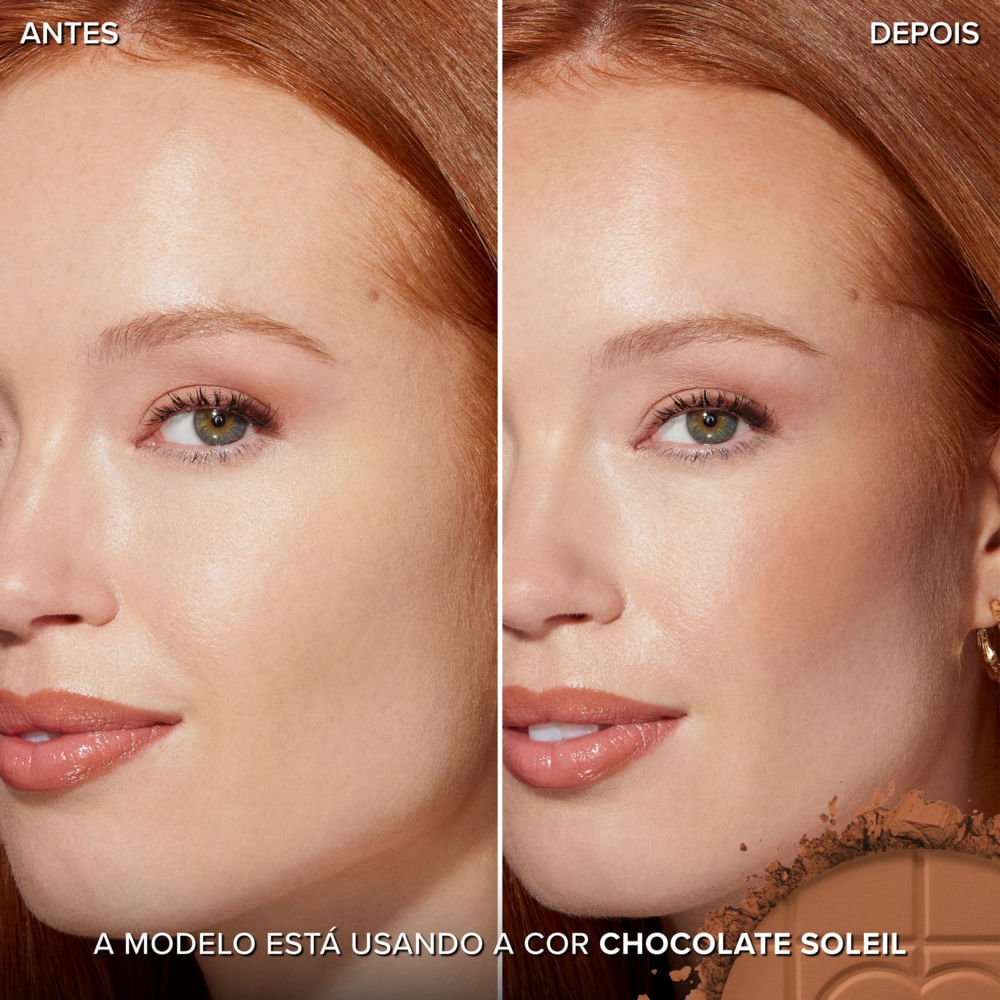 Mini Bronzeador Too Faced em Pó Matte Chocolate Soleil 2