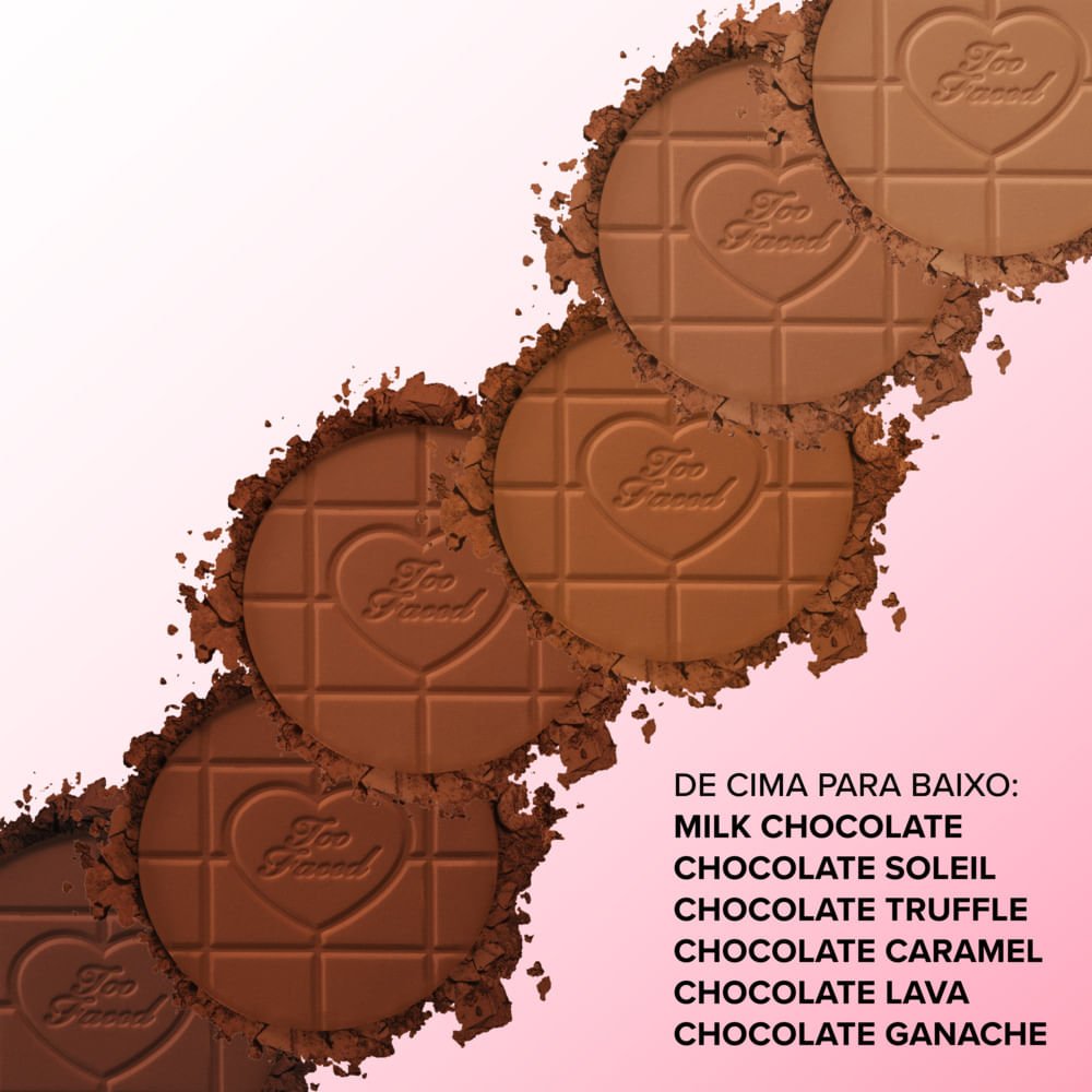 Mini Bronzeador Too Faced em Pó Matte Chocolate Soleil 9