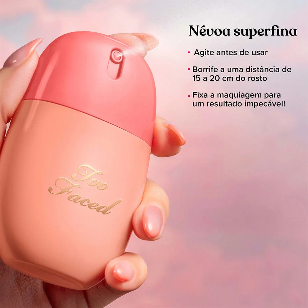 Bruma Fixadora Too Faced Peach Mist 50ml 4