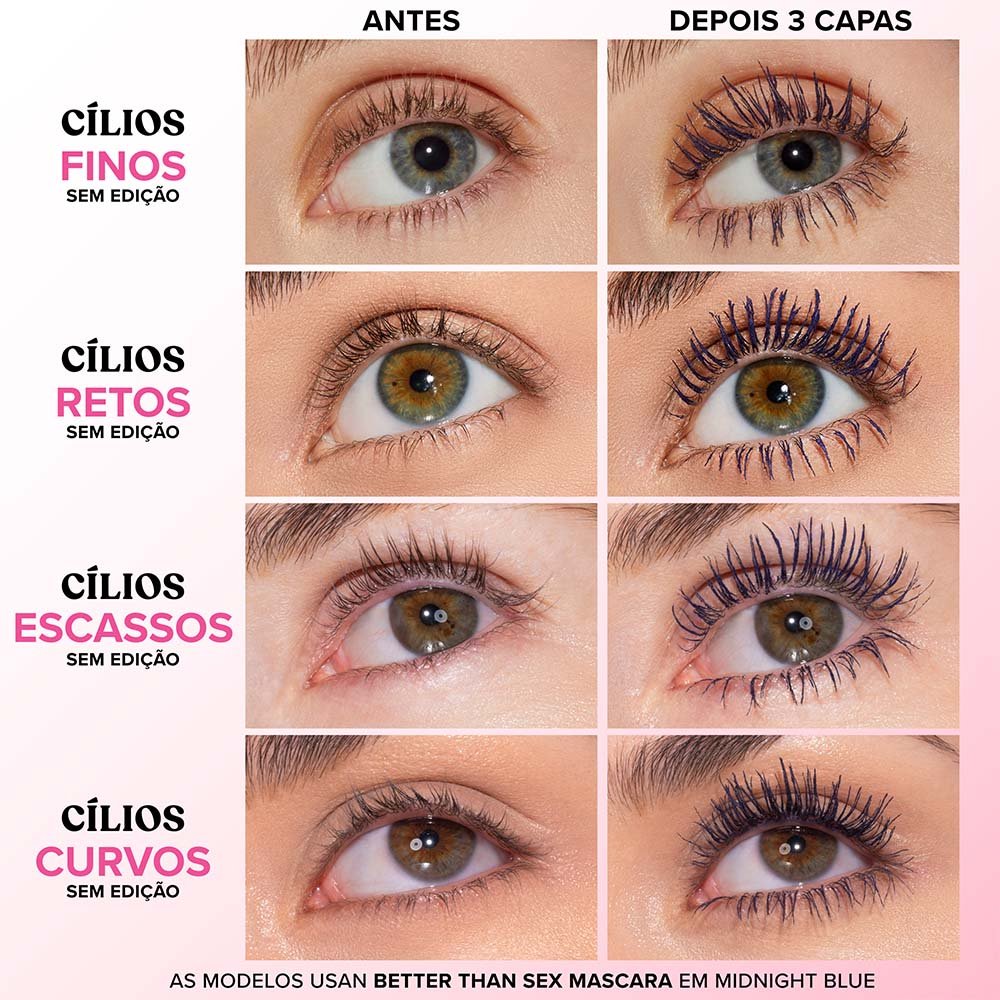 Máscara Volumizadora Too Faced Better Than Sex - Edição Limitada Midnight Blue 3