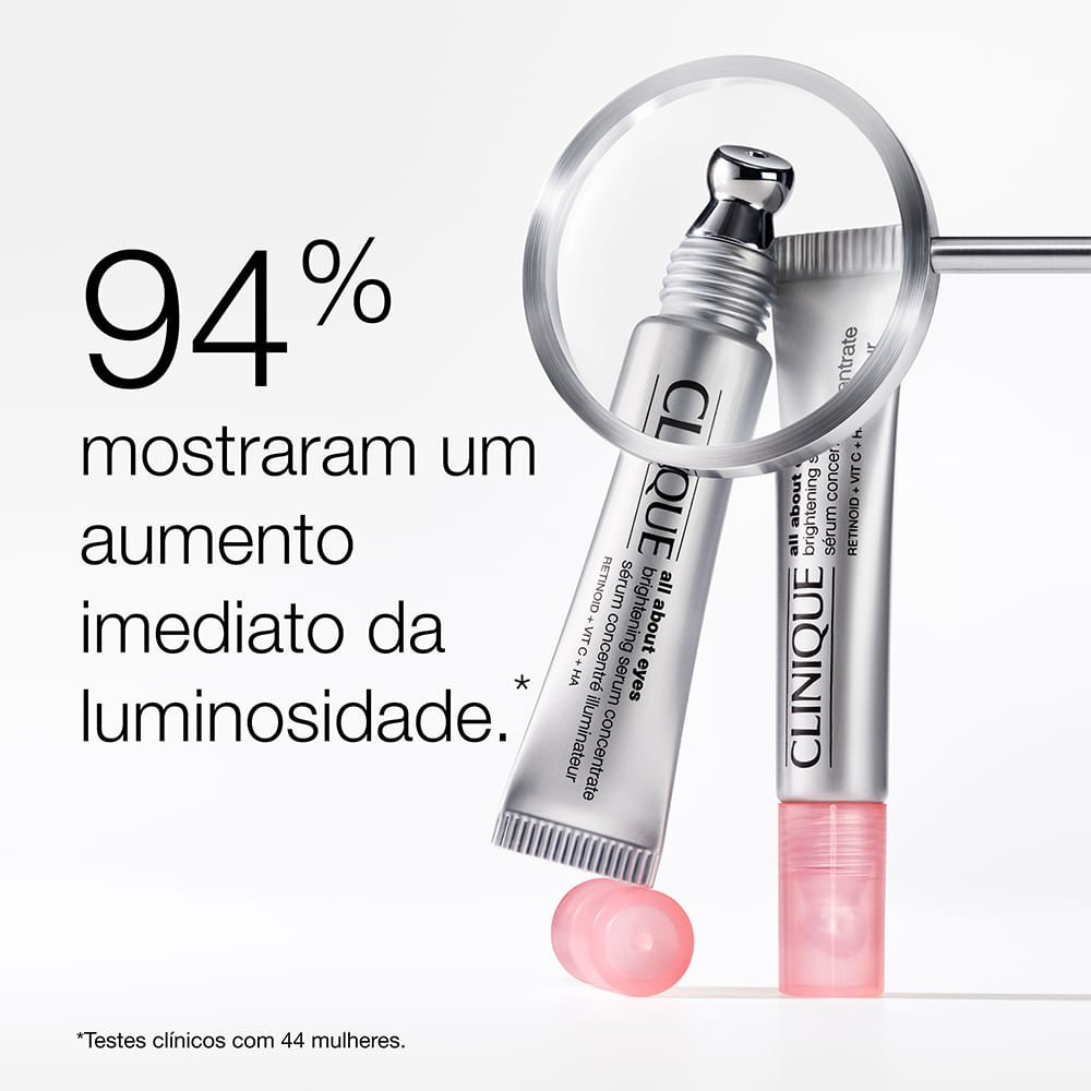 Sérum Iluminador Olhos Clinique All About Eyes™ Brightening ÚNICO 8