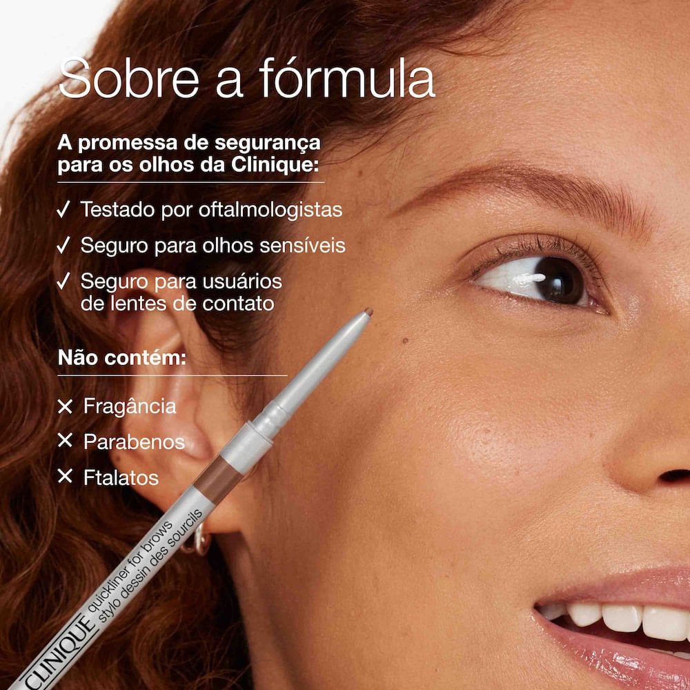 Lápis de Sobrancelhas Clinique Quickliner For Brows - Taupe Taupe 5