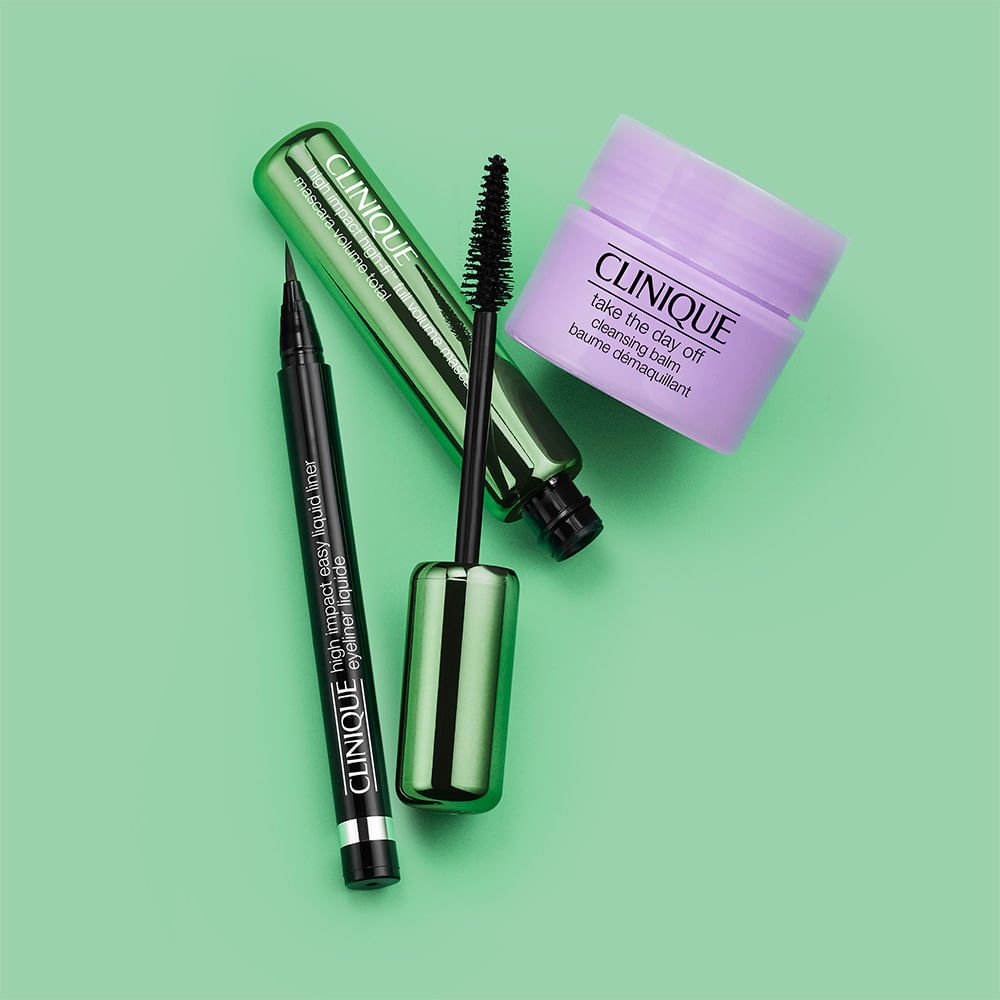 Kit Essenciais para Olhos - Máscara de Cílios, Delineador e Demaquilante ÚNICO 2
