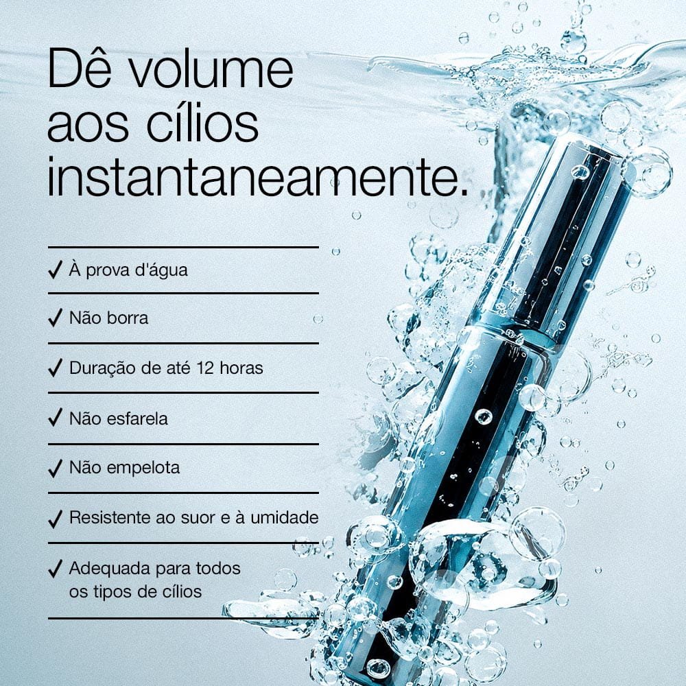 Máscara de Cílios À Prova D'Água High Impact High-Fi™ Preto 4