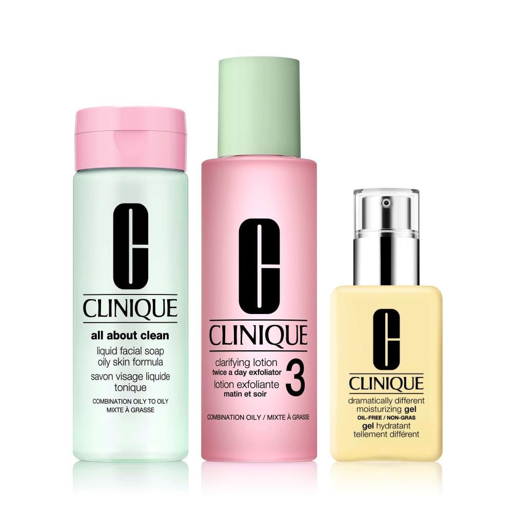 Kit Clinique de Skincare 3 Passos - Pele Tipo 3 ÚNICO 2
