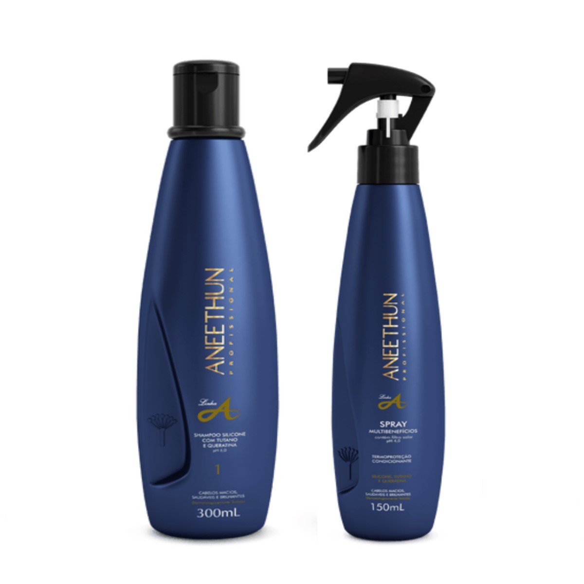 Kit Aneethun Linha A Shampoo 300ml + Spray 150ml