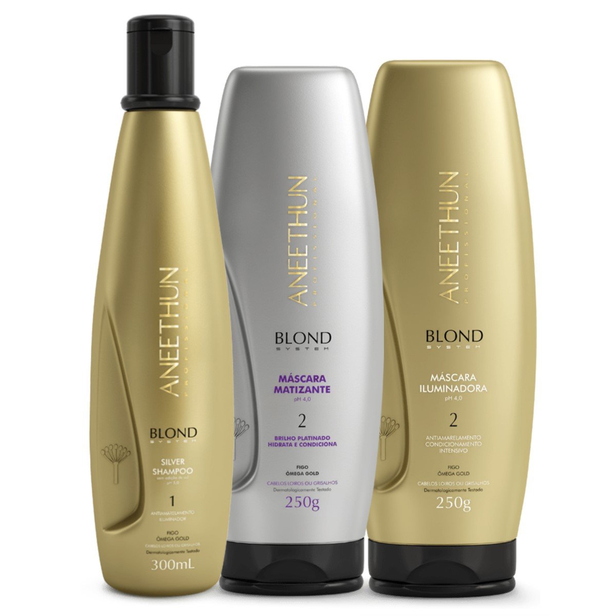 Kit Aneethun Blond System SH S. + Mask M. + Mask I. ÚNICO 1