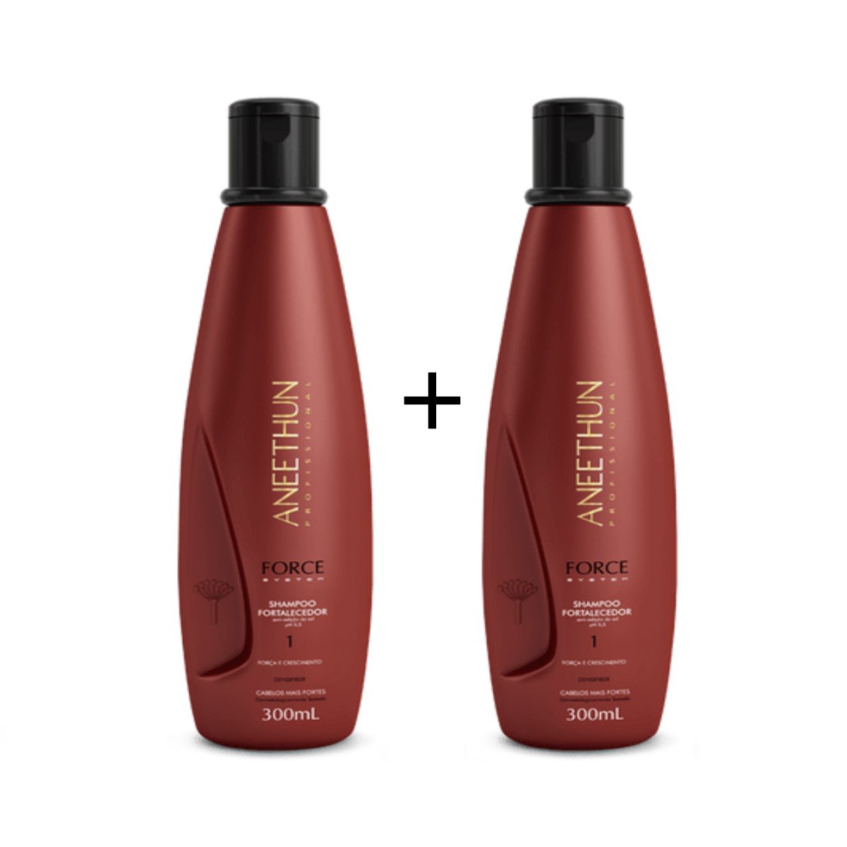 Kit Aneethun Force System 2 Shampoos 300ml ÚNICO 1