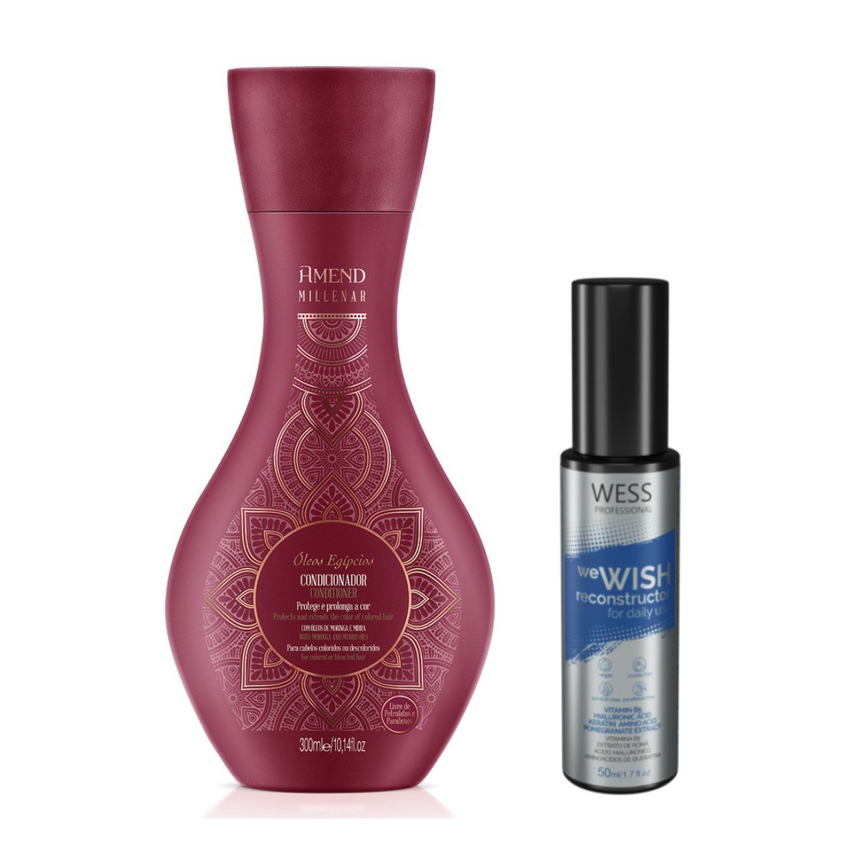 Amend Condicionador Oil Egipicios 300ml + Wess We Wish 50ml ÚNICO 1