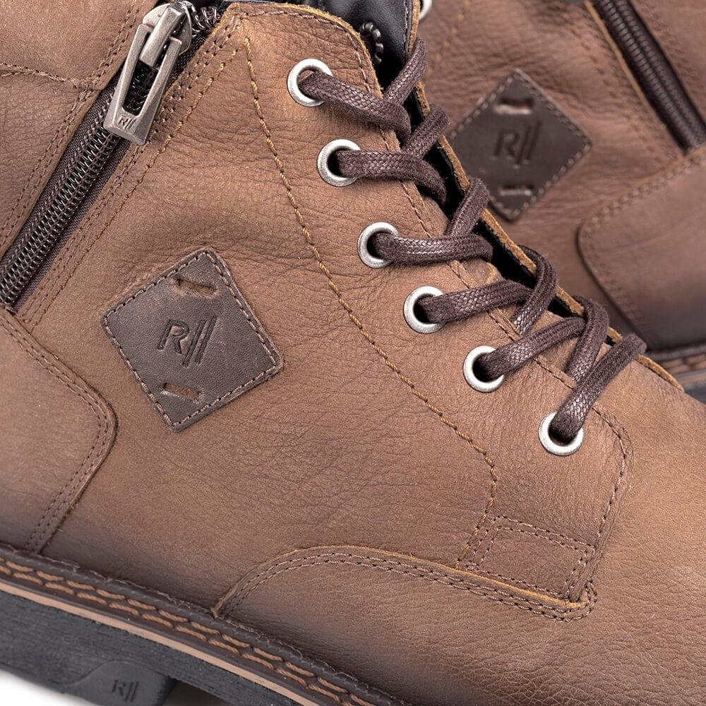Bota Everest Alth Couro Rafarillo Aumenta Altura 7cm Marrom 4