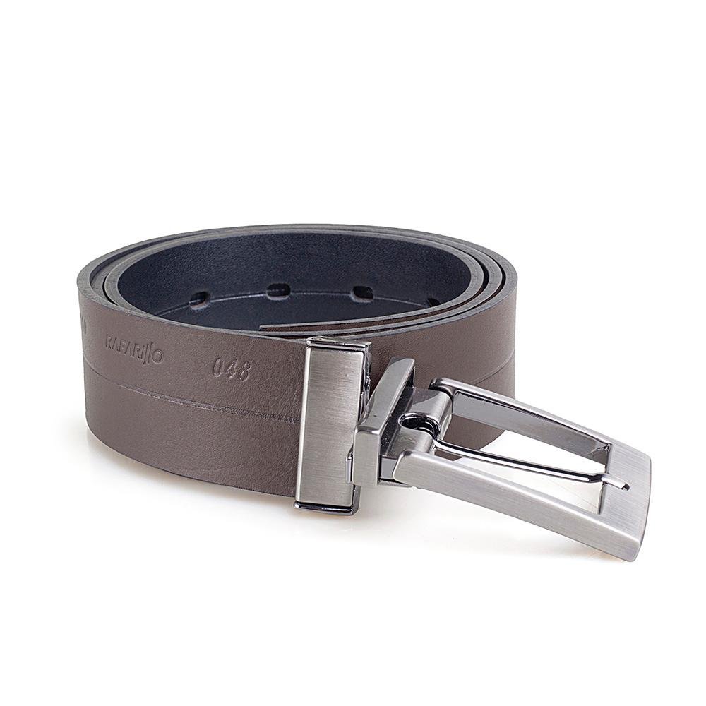 Cinto Dupla Face Rafarillo Risco Couro Masculino Marrom 1