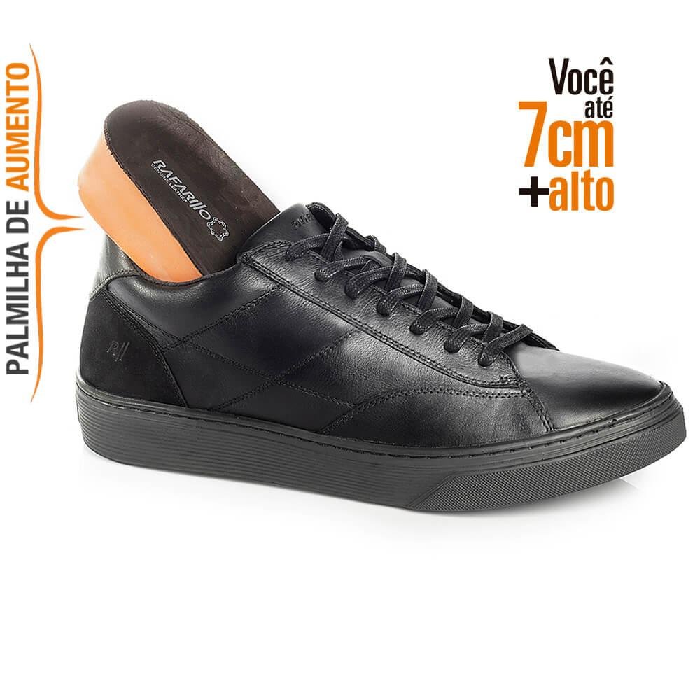 Sapatênis Fly Alth Você + Alto Masculino Rafarillo Preto 3