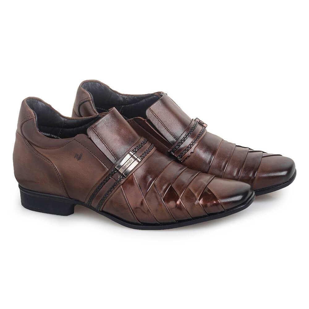 Sapato Masculino Rafarillo Alth Você+alto 7cm Couro Marrom 2