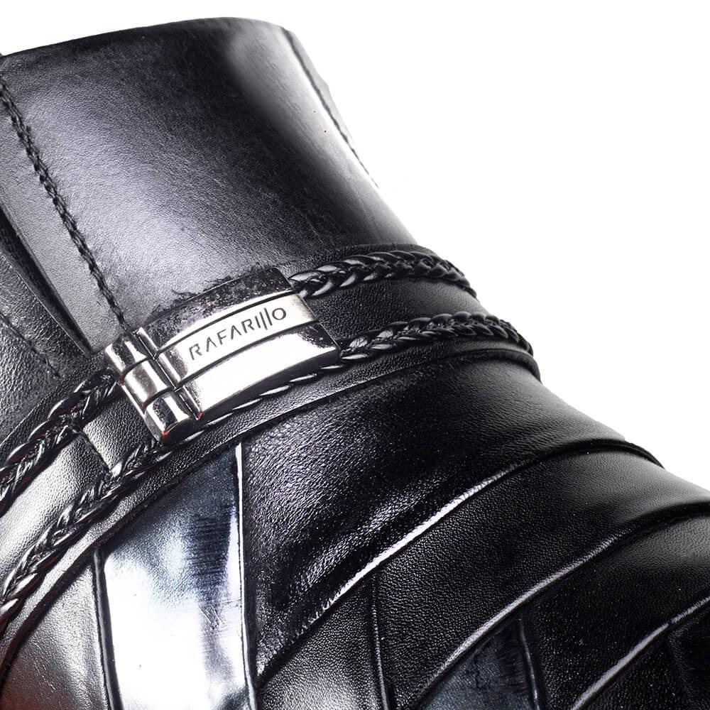 Sapato Masculino Rafarillo Alth Você+alto 7cm Couro Preto 5