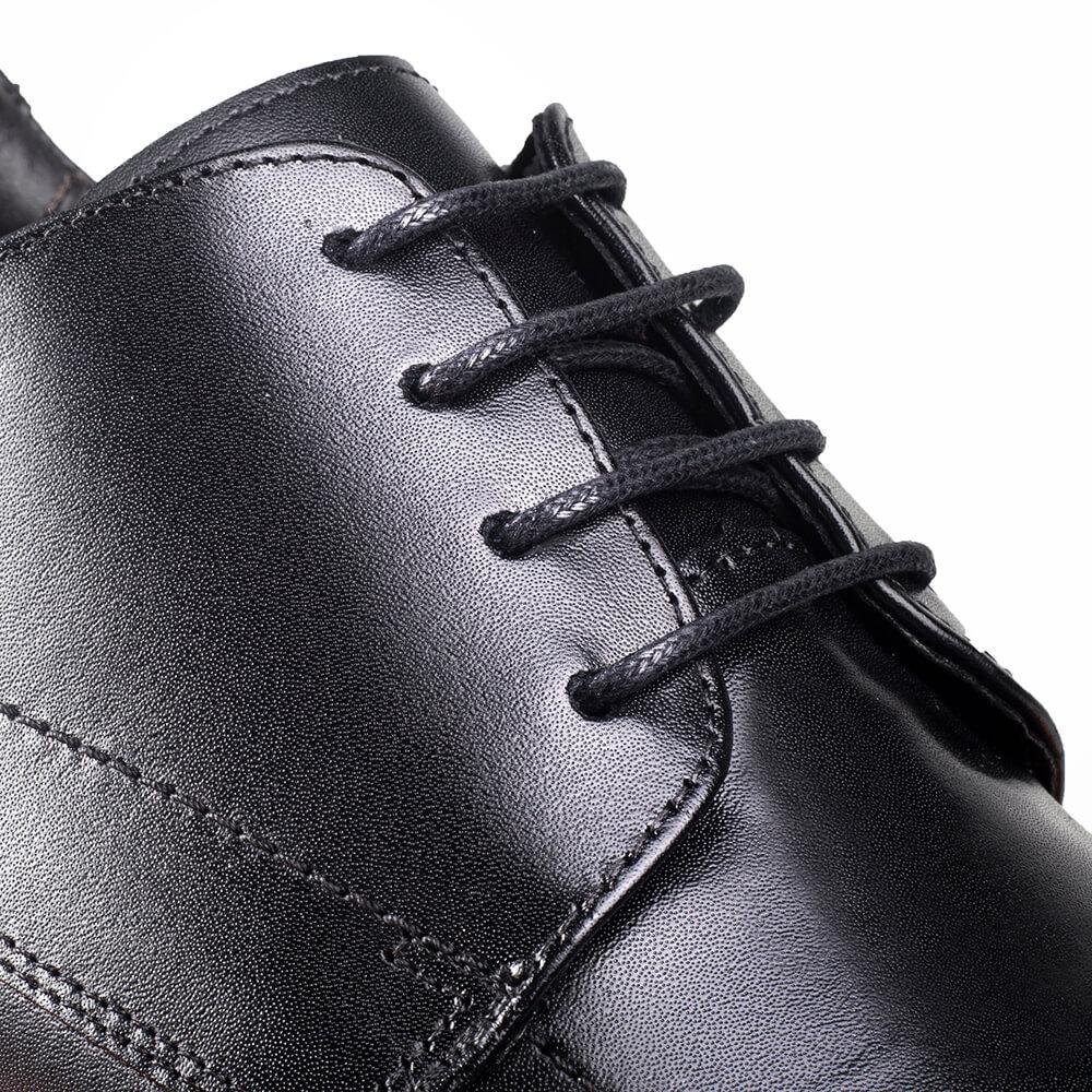 Sapato Masculino Social Couro Legitimo Salto Interno 7cm Preto 4