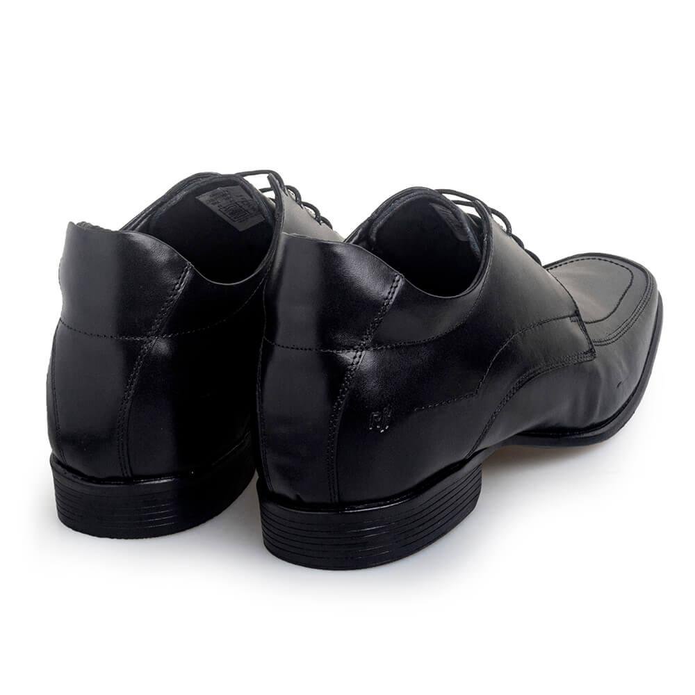 Sapato Masculino Social Couro Legitimo Salto Interno 7cm Preto 5