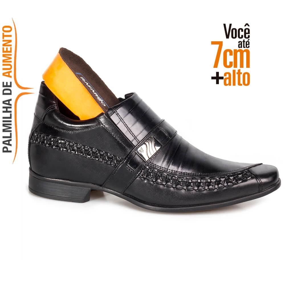Sapato Social Couro Rafarillo Masculino Salto 7cm Estiloso 5