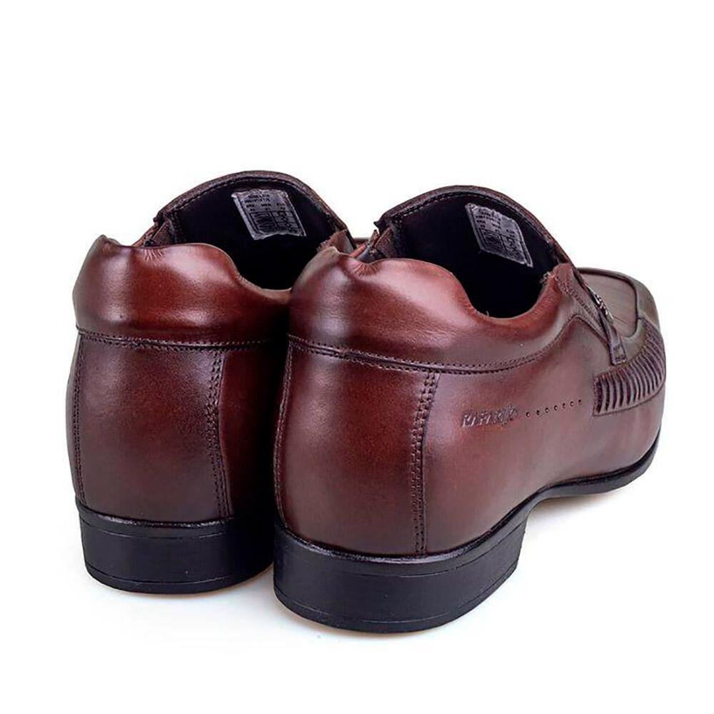 Sapato Social Couro Rafarillo Vegas Você + Alto Masculino Marrom 6