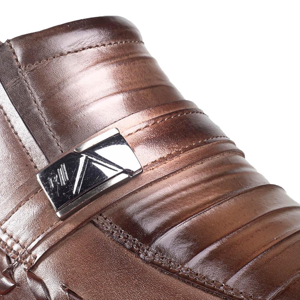 Sapato Social Masculino Rafarillo Elevação de altura 7cm Marrom 4