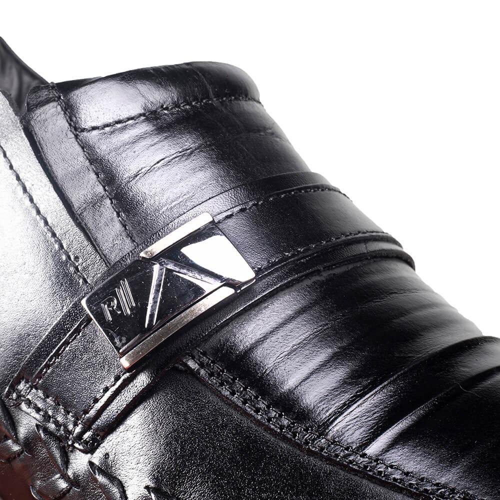 Sapato Social Masculino Rafarillo Elevação de altura 7cm Preto 4