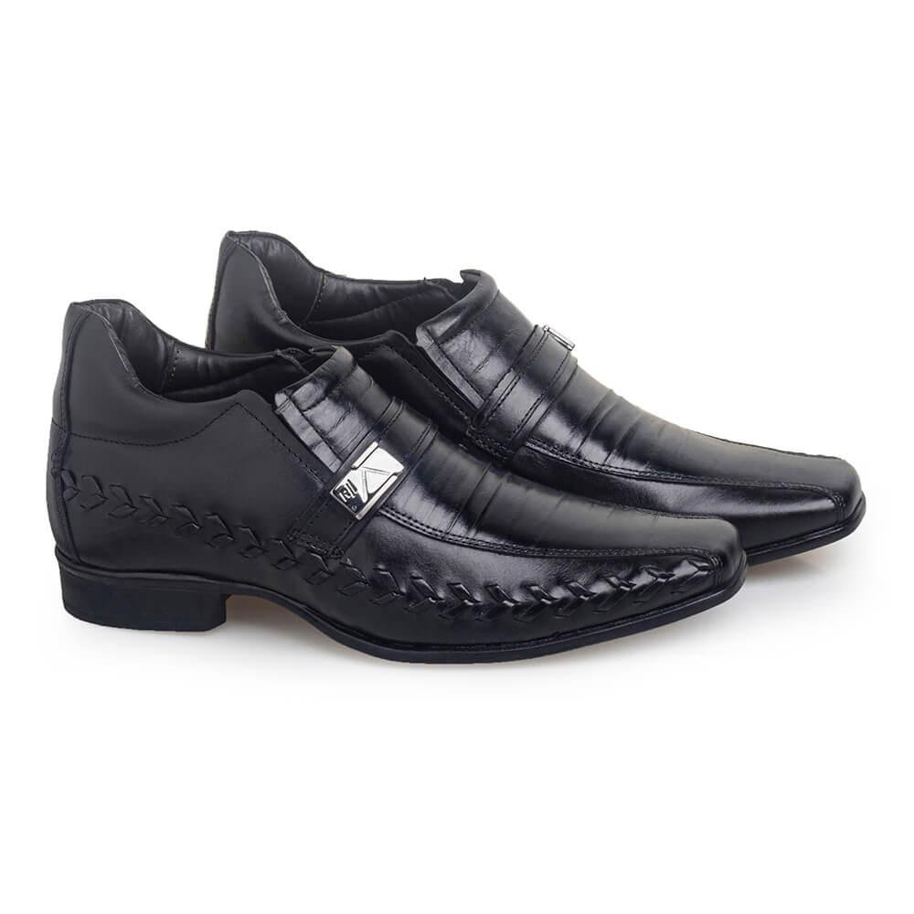 Sapato Social Masculino Rafarillo Elevação de altura 7cm Preto 5
