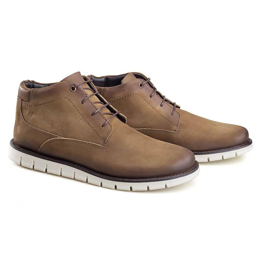 Bota Masculina Casual Emborrachada Rafarillo Moscow Marrom 2