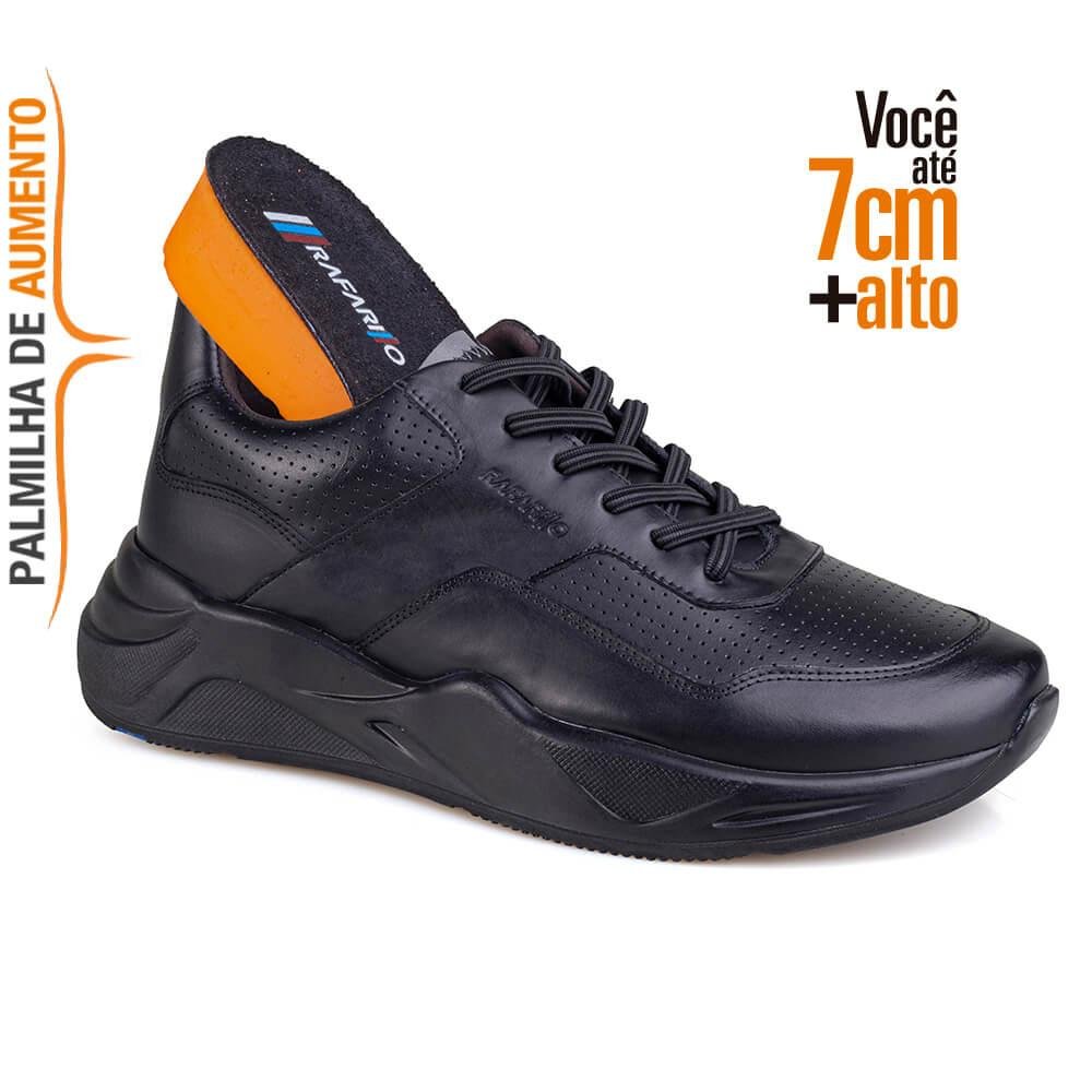 Tênis Aumenta Altura Move Alth Rafarillo Adulto Moderno Preto 2