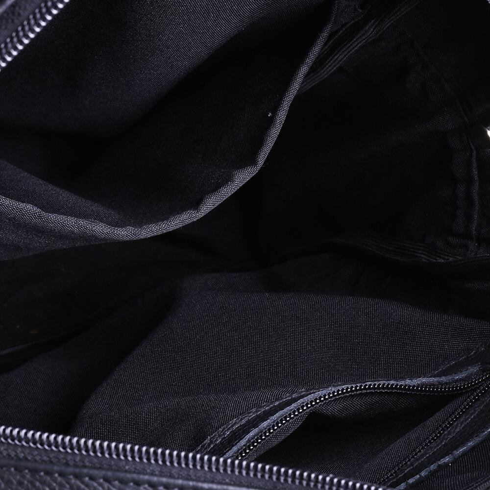 Mochila De Couro Masculina Rafarillo Impermeável Reforçada Preto 6