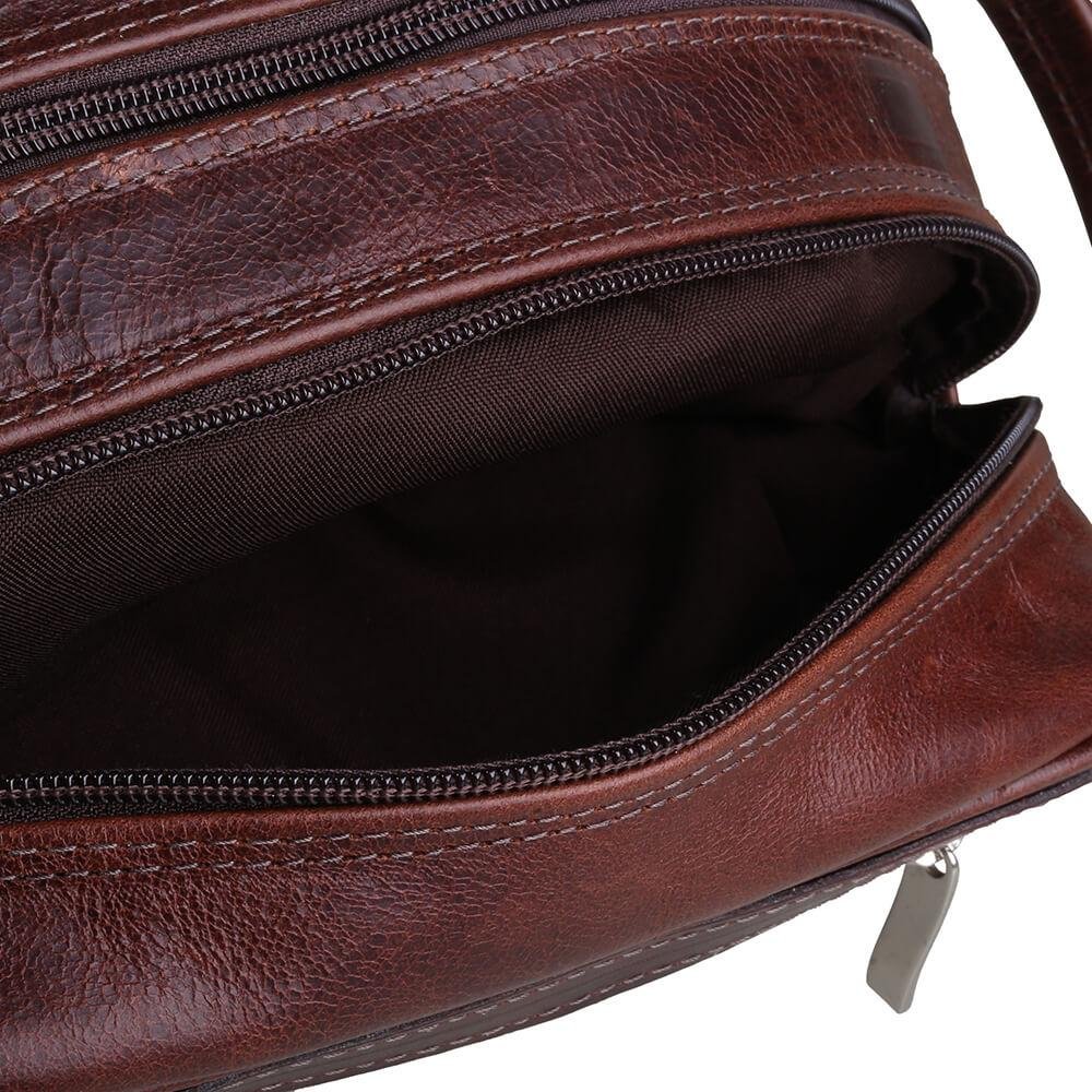 Necessaire Estojo Organizador Masculino Rafarillo Café Café 5