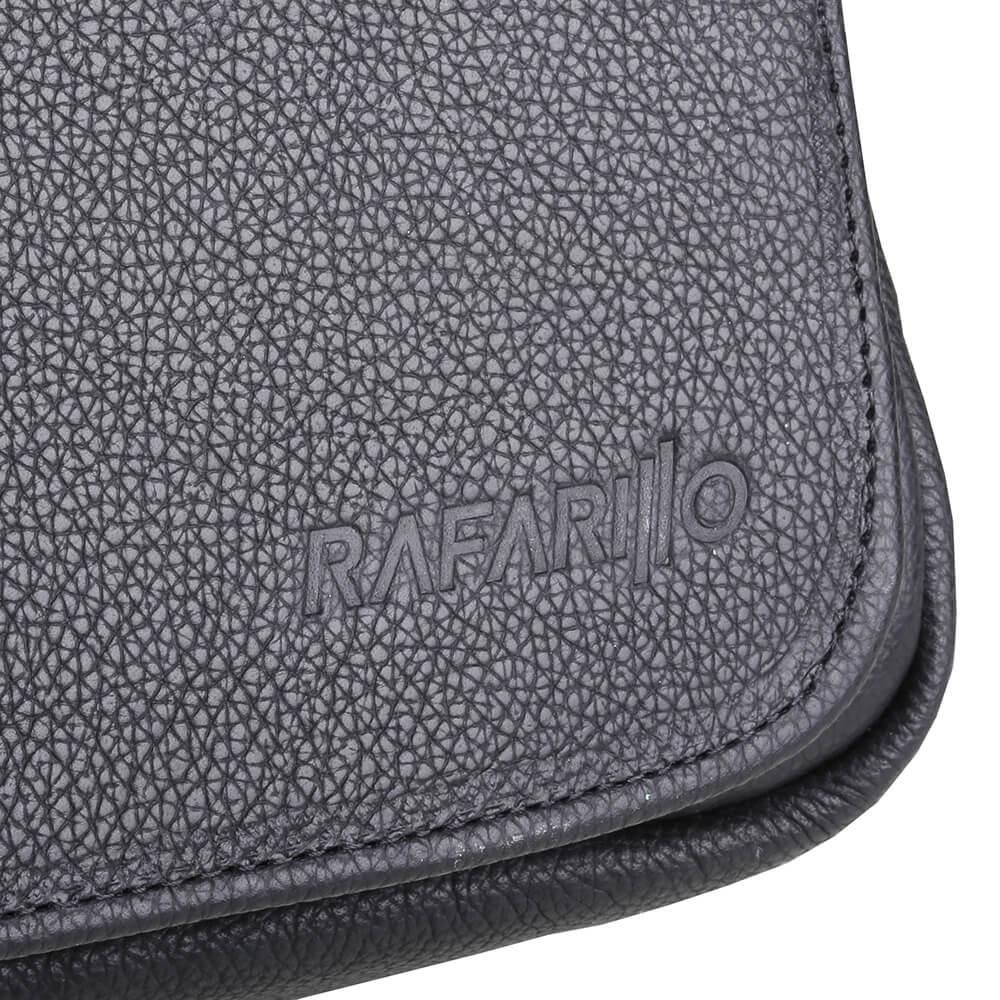 Pasta Maleta Executiva Transvesal Couro Masculino  Rafarillo Preto 5