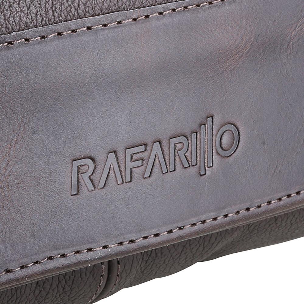 Pasta Maleta Executiva Transvesal Masculino Couro Rafarillo Marrom 5