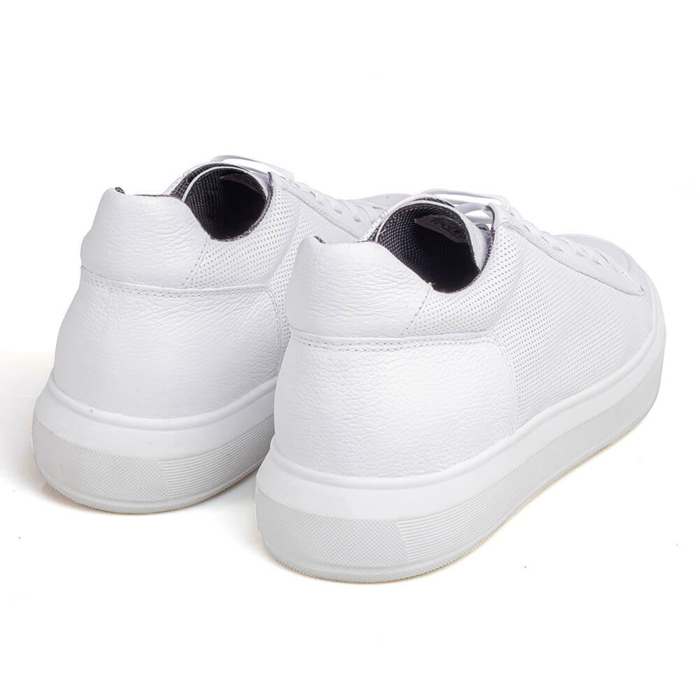 Sapatenis Toronto Alth Masculino Aumenta Altura Rafarillo Branco 4