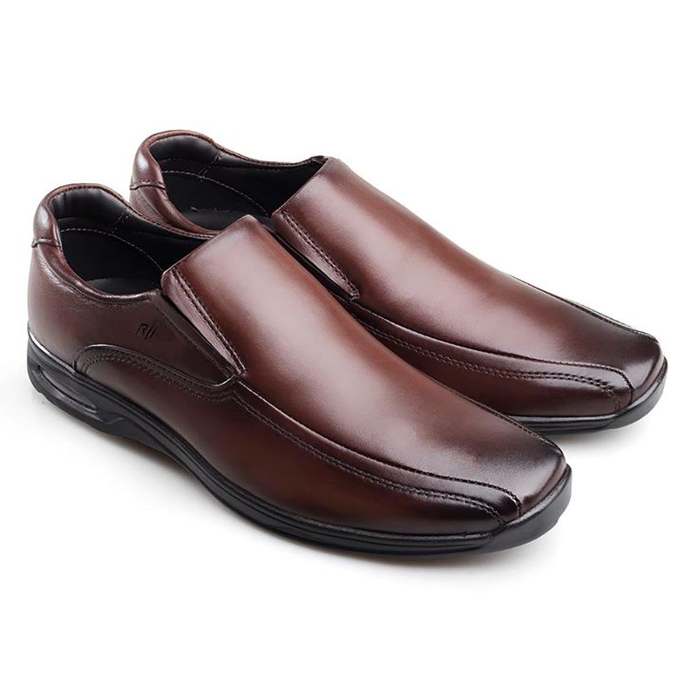 Sapato Social Masculino Air Tech Couro Moderno Rafarillo Marrom 2
