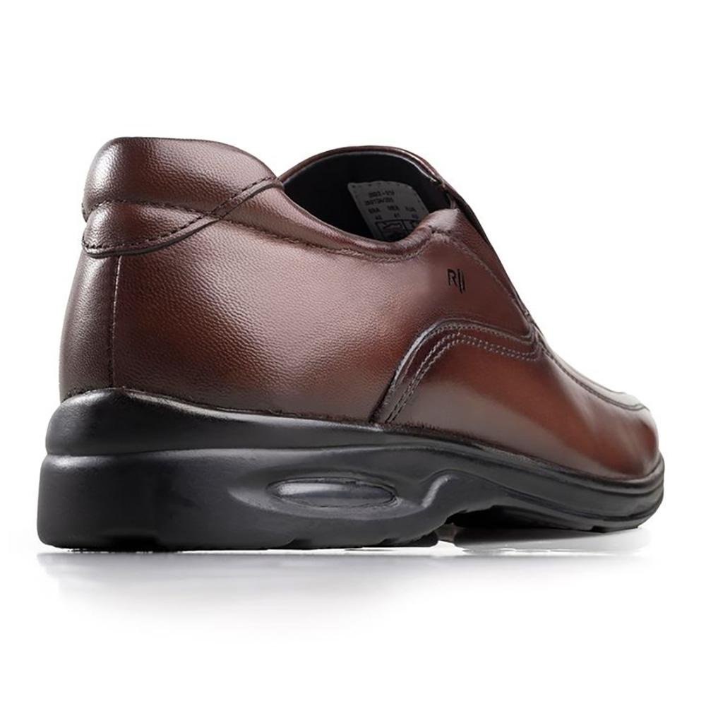 Sapato Social Masculino Air Tech Couro Moderno Rafarillo Marrom 4