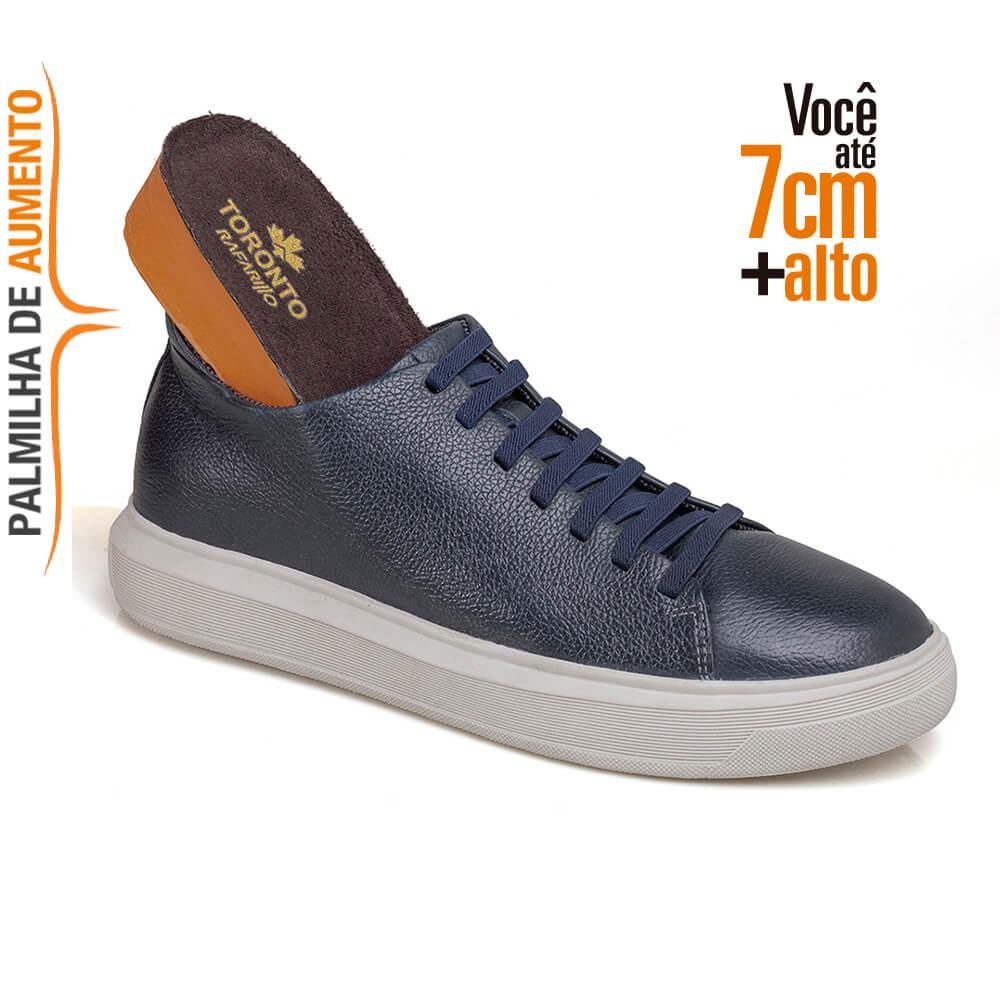 Tênis Alth Masculino Aumenta Altura Toronto Rafarillo Azul 6